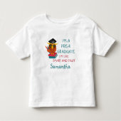 Aangepaste Pre-K Afgestudeerde 2022 Schattige Uil  Kinder Shirts (Voorkant)