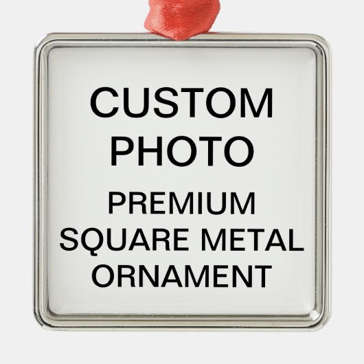Aangepaste Premium 2" Foto Kerstboom Ornament (Voorkant)