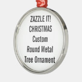Aangepaste Premium-kerstboomversiering Metalen Ornament (Links)