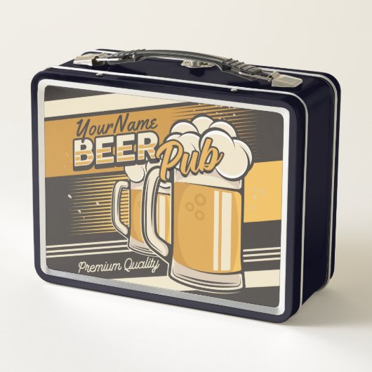 Aangepaste Premium - Mok voor koude bier - Pub Bar (Achterkant)