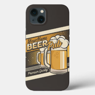 Aangepaste Premium - Mok voor koude bier - Pub Bar Case-Mate iPhone Case