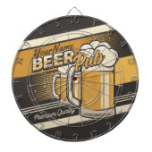 Aangepaste Premium - Mok voor koude bier - Pub Bar Dartbord (Voorkant)