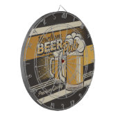 Aangepaste Premium - Mok voor koude bier - Pub Bar Dartbord (Voorkant Links)