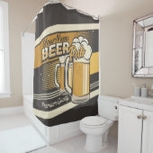 Aangepaste Premium - Mok voor koude bier - Pub Bar Douchegordijn (In situ)