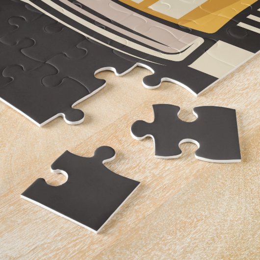 Aangepaste Premium - Mok voor koude bier - Pub Bar Legpuzzel (Zijkant)