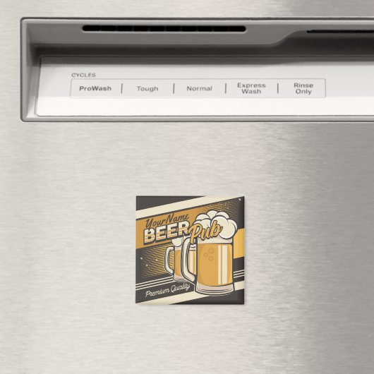 Aangepaste Premium - Mok voor koude bier - Pub Bar Magneet (Insitu (Vaatwasser))