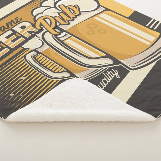 Aangepaste Premium - Mok voor koude bier - Pub Bar Sherpa Deken (3/4)