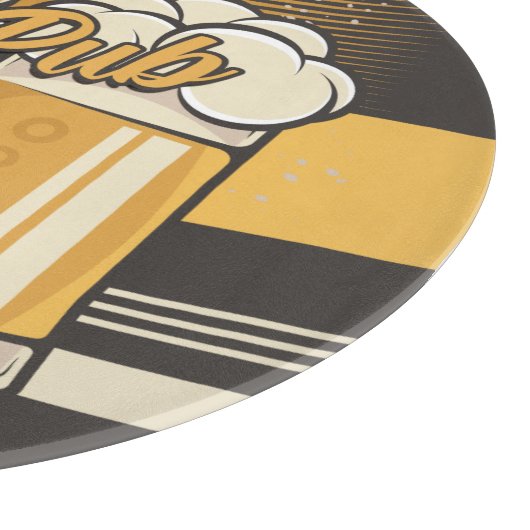 Aangepaste Premium - Mok voor koude bier - Pub Bar Snijplank (Hoek)