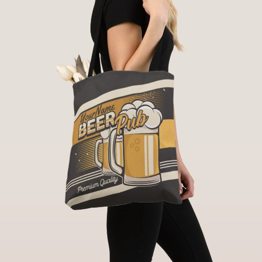 Aangepaste Premium - Mok voor koude bier - Pub Bar Tote Bag (Dichtbij)