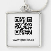 Aangepaste Premium Square Sleutelhanger (groot) (Voorkant)