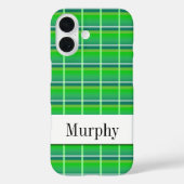 Aangepaste preppy Green Play iPhone Case (Achterkant)
