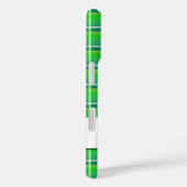 Aangepaste Preppy Groen Geruite iPhone Hoes (Achterkant / Rechts)
