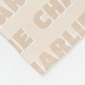 Aangepaste Preppy Naam Deken (Hoek)