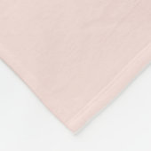 Aangepaste Preppy Naam Deken Perzik (Hoek)