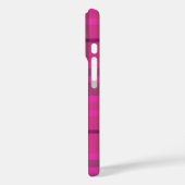 Aangepaste preppy roze & paarse plaid tartan Case-Mate iPhone case (Achterkant / Links)
