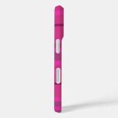 Aangepaste preppy roze & paarse plaid tartan Case-Mate iPhone case (Achterkant / Rechts)