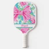 Aangepaste preppy roze Pickleball Paddle (Voorkant)