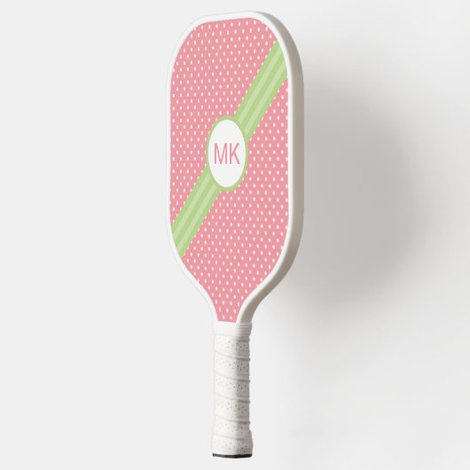 Aangepaste preppy roze Pickleball Paddle (Links)