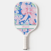 Aangepaste preppy roze Pickleball Paddle (Achterkant)