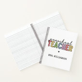 Aangepaste preschoolleraar persoonlijke cadeaus notitieboek (Binnen)