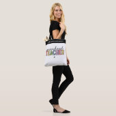 Aangepaste preschoolleraar persoonlijke cadeaus tote bag (Op model)