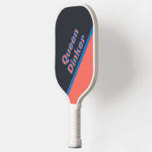 Aangepaste pret koningin Dinker gemerkte speler's Pickleball Paddle (Links)