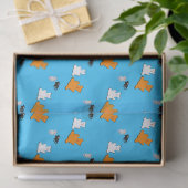 Aangepaste pret leuke dieren verjaardag tissuepapier (Geschenk)