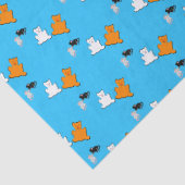 Aangepaste pret leuke dieren verjaardag tissuepapier (Detail)
