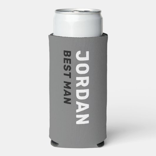 Aangepaste pret moderne koele vrijgezellenfeest zo seltzer blikjeskoeler (Seltzer Voorkant)