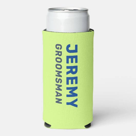 Aangepaste pret moderne koele vrijgezellenfeest zo seltzer blikjeskoeler (Seltzer Voorkant)