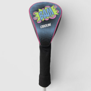 Aangepaste pret vintage stripboek Pop Art stijl BA Golfheadcover