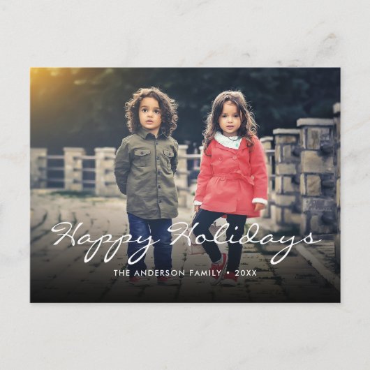 Aangepaste Prettige feestdagen kersttypografie (Voorkant)