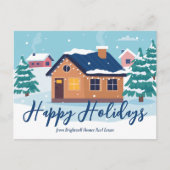 Aangepaste Prettige feestdagen Vakantie van het Re Briefkaart (Voorkant)