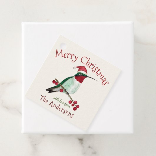 Aangepaste Prettige feestdagen voor kerststaarten Bedankjes Labels (In situ)