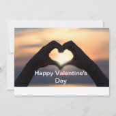 Aangepaste prettige Valentijnsdag foto Feestdagenkaart (Voorkant)