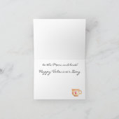 Aangepaste prettige Valentijnsdag voor mijn vrouw  Kaart (Binnen)