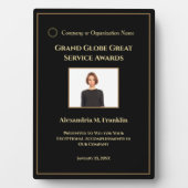 Aangepaste prijs voor werknemers Plaque Foto Perso Fotoplaat (voorkant)