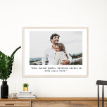 Aangepaste prijsopgave - Aangepaste foto Poster<br><div class="desc">Creëer uw eigen aangepaste poster-wandkunst. Biedt minimalistische typografie voor schrijfmachines en persoonlijke foto's.</div>