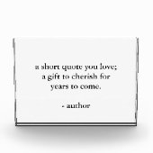 Aangepaste prijsopgave Acryl Fotoblokken (Voorkant)