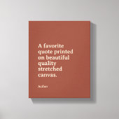 Aangepaste prijsopgave afdrukken op Canvas (Voorkant)