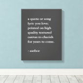 Aangepaste prijsopgave afdrukken op Canvas (Insitu (Houten vloer))