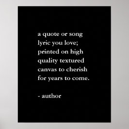 Aangepaste prijsopgave afdrukken poster