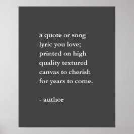 Aangepaste prijsopgave afdrukken poster