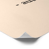 Aangepaste prijsopgave afdrukken poster (Hoek)