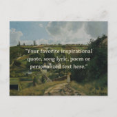 Aangepaste prijsopgave  briefkaart (Voorkant)