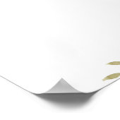 Aangepaste prijsopgave - Floral afdrukken Poster (Hoek)