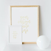 Aangepaste prijsopgave Gold Folie Afdrukken