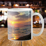 Aangepaste prijsopgave of tekst Aangepaste foto Koffiemok<br><div class="desc">Upload een foto, pas de tekst aan, en creëer gemakkelijk uw gepersonaliseerde koffie mok. U kunt dit ONTWERP overdragen op andere Zazzle producten en het aanpassen om de meeste Zazzle punten te passen. De standaard design van Studio worden gemaakt in high-resolution vectorgrafiek voor een professionele druk. Dank u voor het...</div>