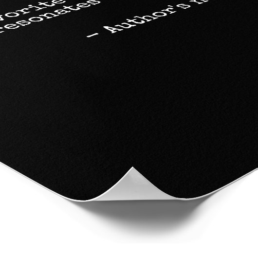 Aangepaste prijsopgave — Poster voor schrijfmachin (Hoek)