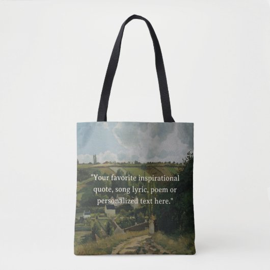 Aangepaste prijsopgave  tote bag (Voorkant)